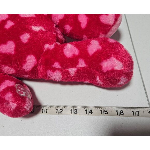 Build A Bear Pink Cat 17 Inch Plush Valentines Day Hearts Stuffed Animal Toy - Picture 6 of 6